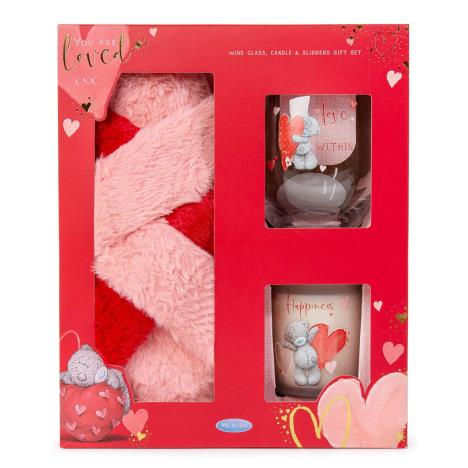 Stemless Glass Slippers & Candle Me to You Bear Gift Set £19.99